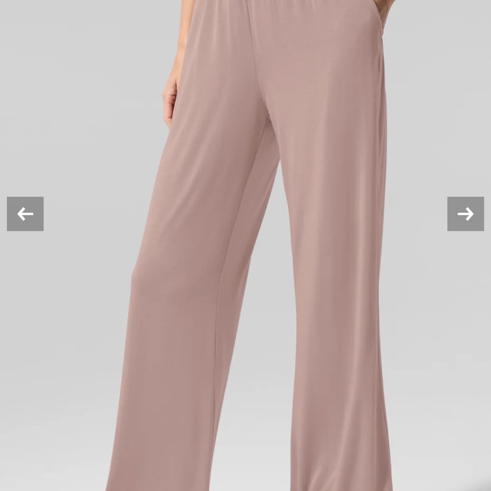 ALO Yoga Semi-Sheer Delicate Lounge Flare Pant